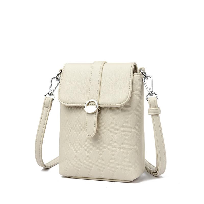 Mobile Phone Bag 2025 New Niche Design Mobile Phone Bag Crossbody Bag Female Versatile Fashion One-shoulder Retro Small Square Bag Fans