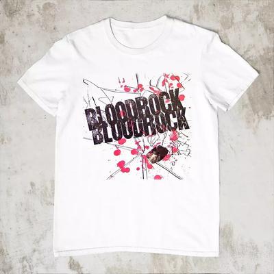 Bloodrock 1970 Kurzarm Baumwolle Weiß Unisex Alle Größen T-Shirt BT1188 Unisex T-Shirt