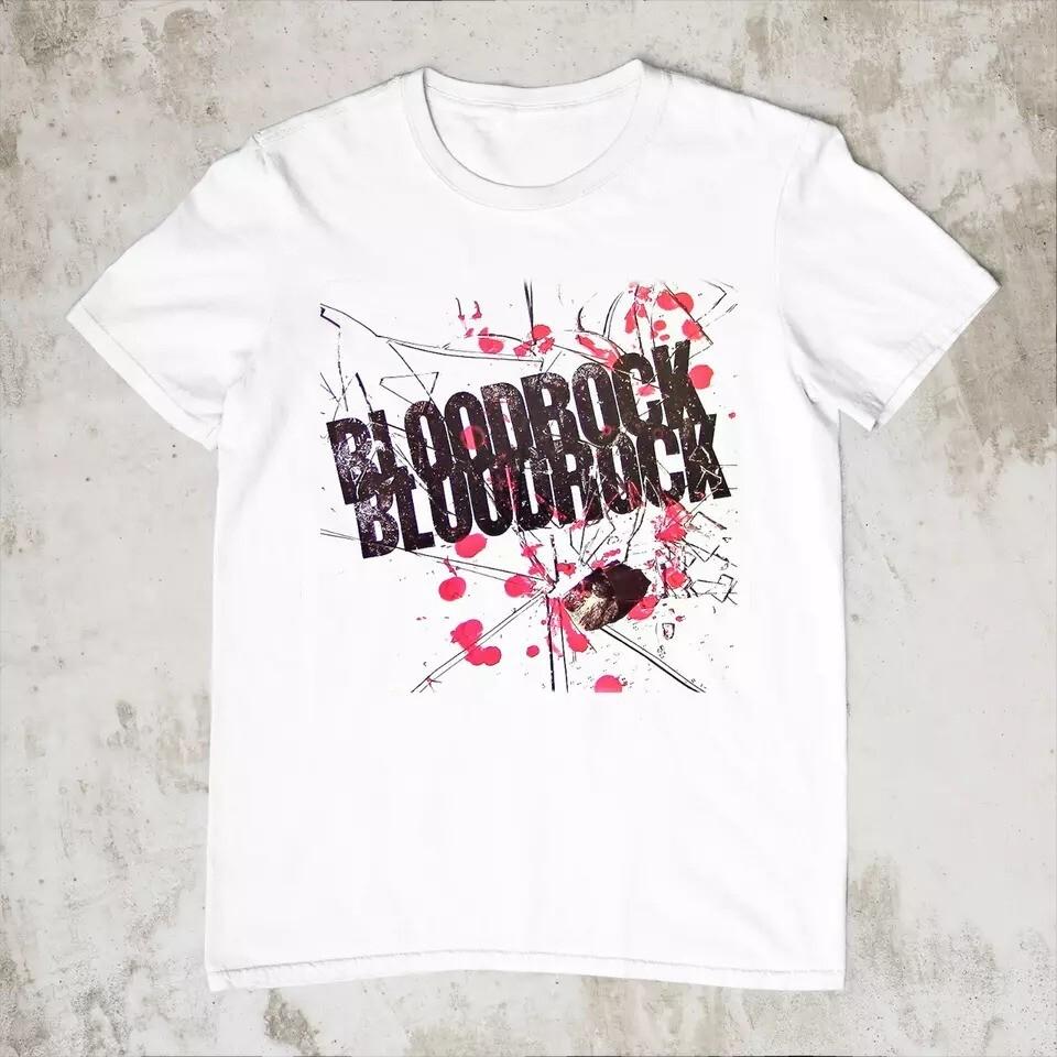 

Bloodrock 1970 Short Sleeve Cotton White Unisex All Size Shirt BT1188 Unisex T-Shirt XXXXL