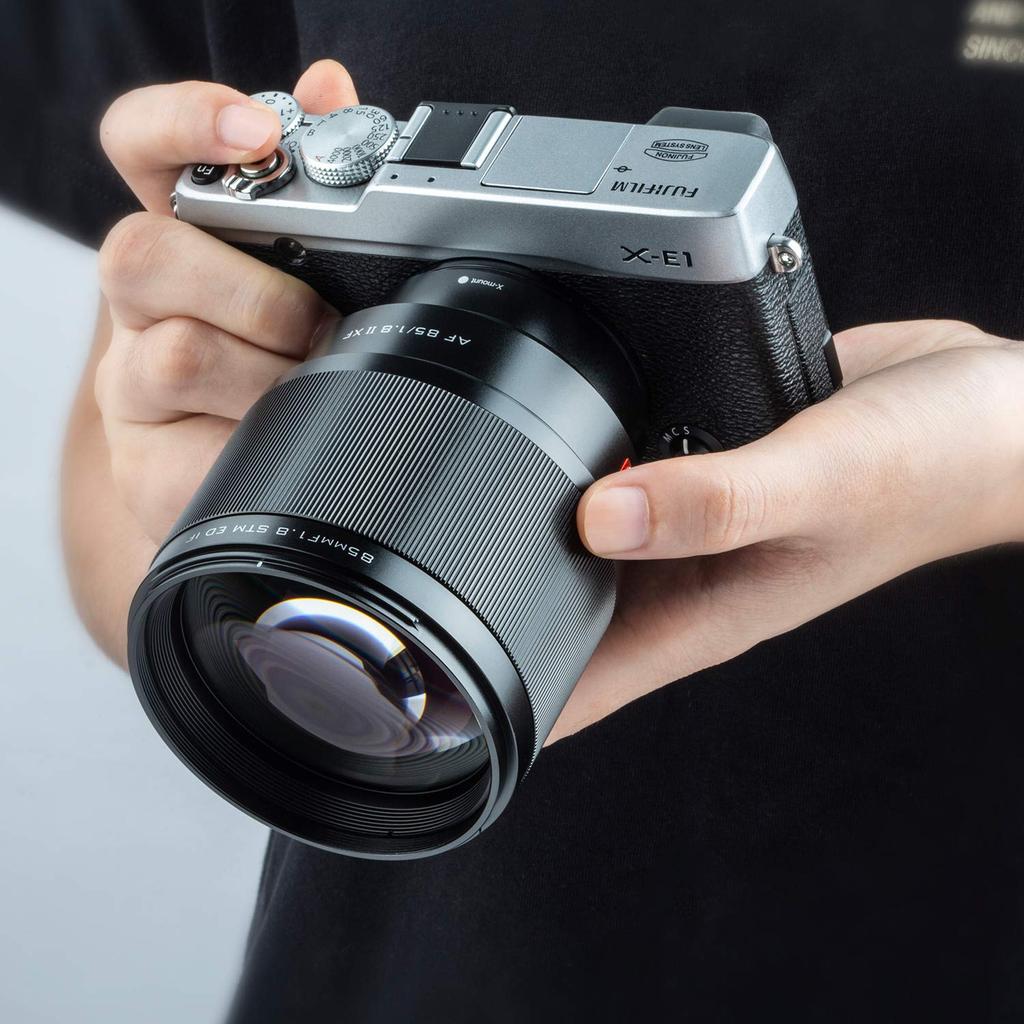 VILTROX STM Medium Telephoto Single Focus Lens with Eye Compatible with Fujifilm Image and Portrait Compatible with and XF-85mm F1.8 AF, X-Mount