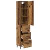 Highboard Reclaimed Wood 34.5 x 34 x 180 cm Particleboard