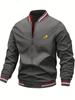 Men's Cross-Season Motorcycle Windbreaker Street Style Baseball Jacket