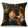 Van Dyck Renaissance Baroque Famous Oil Painting Royal Court Lady Wall Art Sofa Pillow Case Mourning Christ Linen Cushion Cover