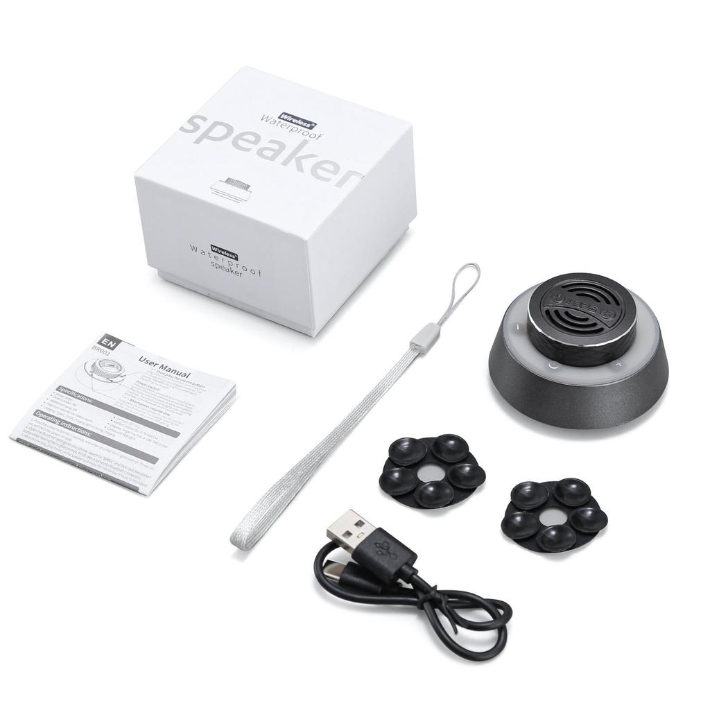 Mini Portable Waterproof Bluetooth Speaker | 360° Surround Sound | Fashionable Aluminum Shell | Essential for Home & Travel