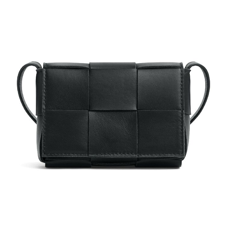 

Bottega Veneta Mini Cassette Bag Black/Gold Women Shoulder_bags 666688-VMAY1-8425 Basic Set (Bag+Dust Bag)