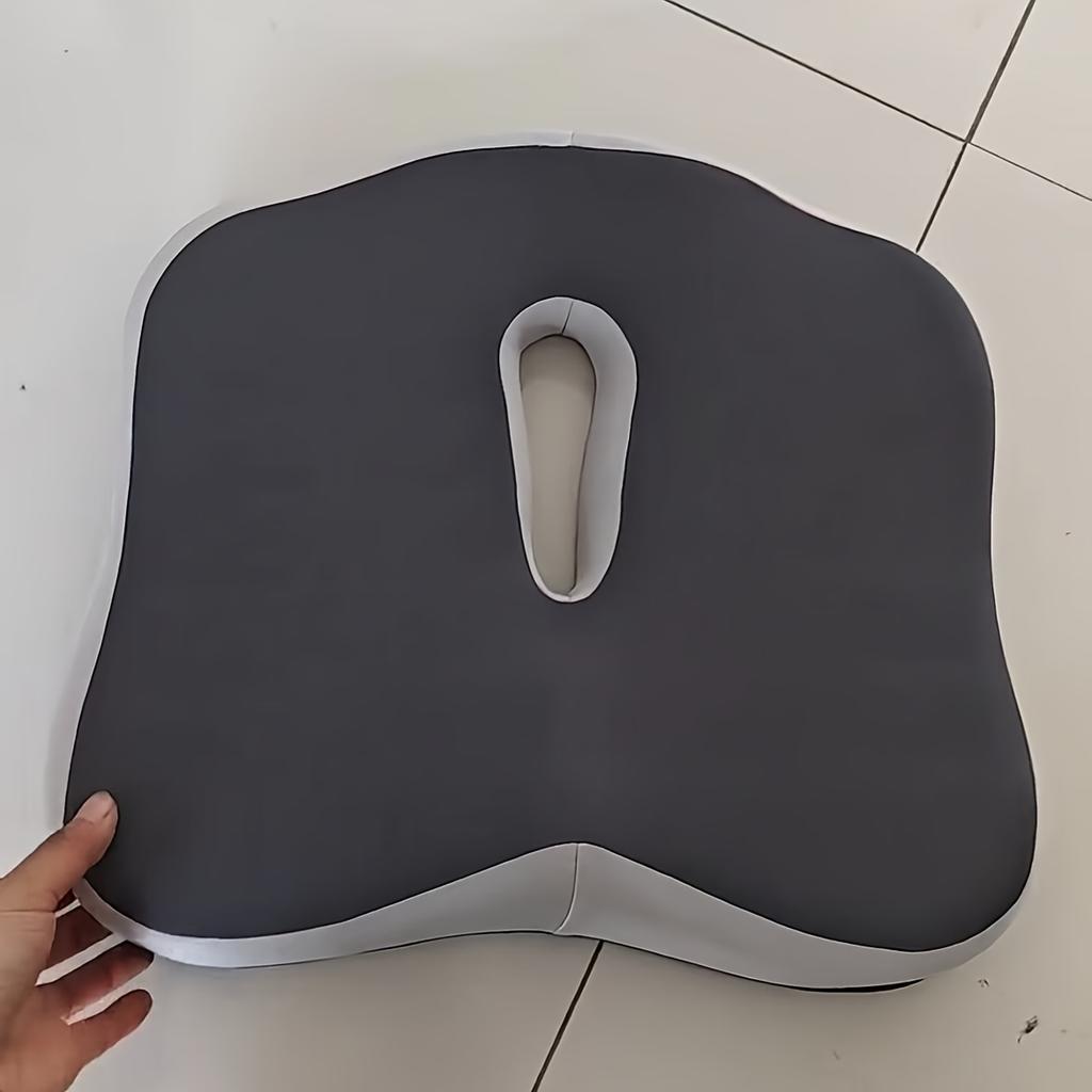 1pc Memory Foam Seat Cushion,Ergonomic Design with Central Groove,Suitable for Office,Home,Car Seats for Long Sitting