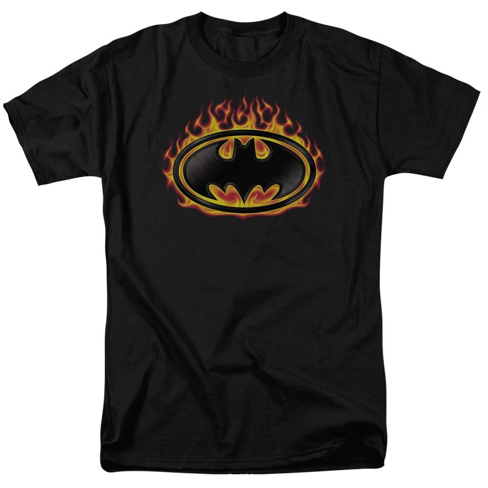 Batman  Bat Flames Shield  T-Shirt - Regular or Sleeveless- to 6X S