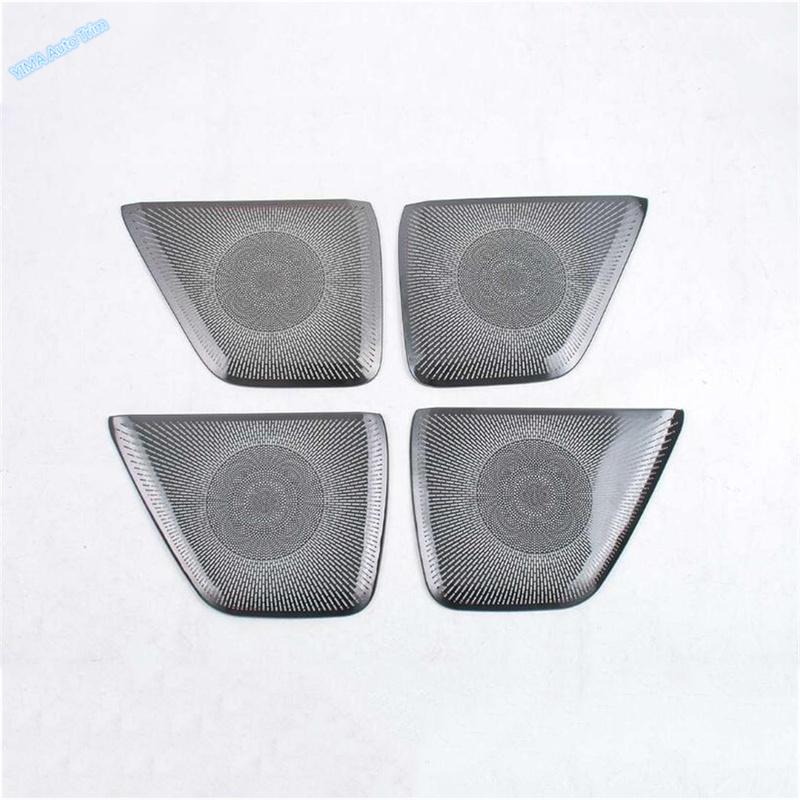 Stainless Steel Air AC Conditioning Vent Outlet Inner Door Speaker Cover Trim Fit For ZEEKR 7X 2024 2025 Decoration Accessories