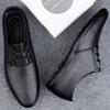 Fashion Spring Autumn Leather Oxford Shoes Business Men Walking Footwear Soft Casual Shoes Handmade Comfy Formal Dress Footwear Sneakers