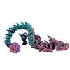 Simulated Eye 3D Printed Dragon All-In-One Molding Chinese Dragon 3D Printed Diceratops Dragon Rotatable Flexible
