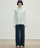 MALOUPE 4121 Summer Nylon Oversized Shirt (White)