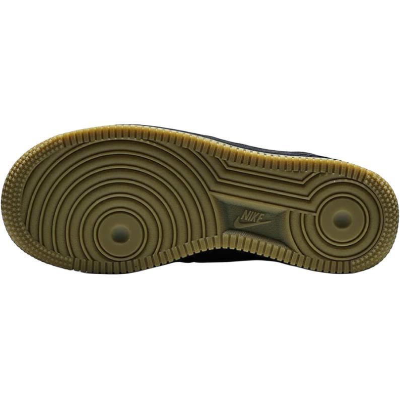 Nike Air Force 1 LV8 3 GS Schwarz Weiß Gummi Hellbraun Unisex Sneaker Weiß-Gummi-Hellbraun HQ1911-001