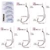 25pcs Fishing Hook Fishing Crank Barbed Lead Offset Lure Hooks Soft Bait Pin Tackle Accessories Set