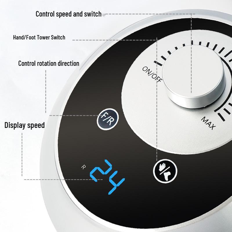 High-Speed 45000RPM Electric Nail Grinder for Professional Gel Polish Removal