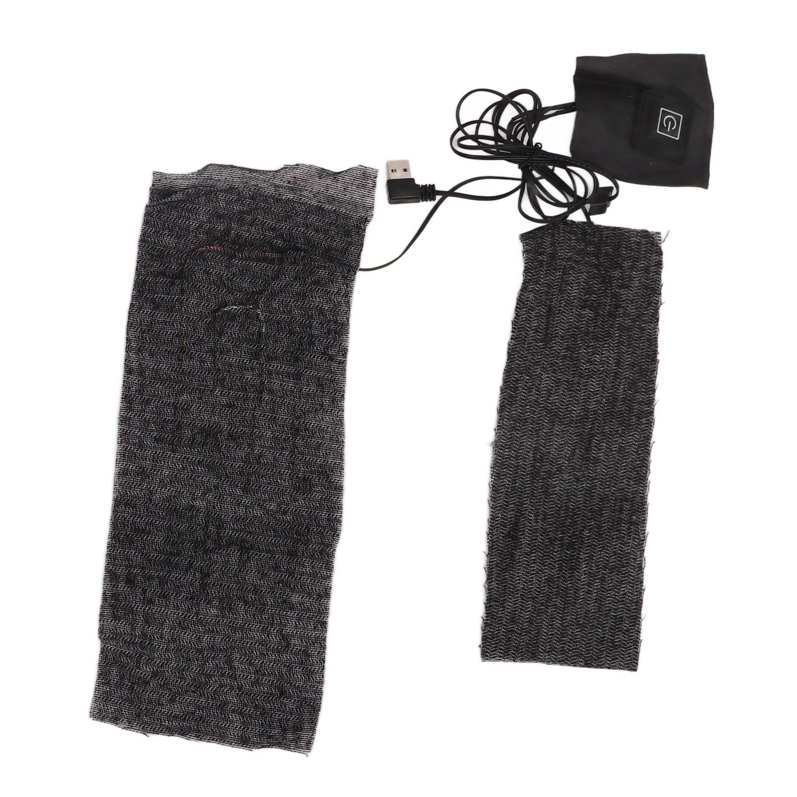 

Clothes Heating Pad 3 Gears 2 in 1 Carbon Fiber USB Powered Warmer Pad for Skiing