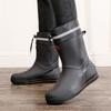 [One piece] Rain shoes men's short and medium non-slip waterproof shoes outdoor water boots warm fishing rain boots rubber shoes