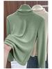 Women's Retro Velvet Turtleneck: Thickened Petite Korean Style Long Sleeve for Autumn/Winter 2026