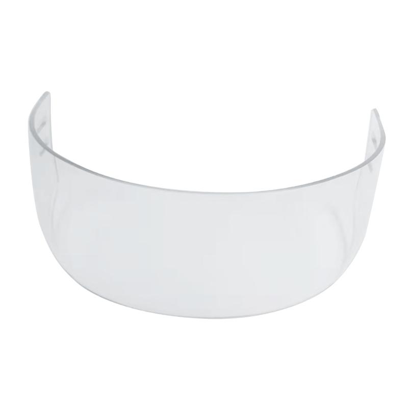 Straight Cut Hockey Helmets Clear Visors Vented Cut Anti Scratch Hockey Visors Inside Anti Fog Ice Hockey Helmets Shield 1