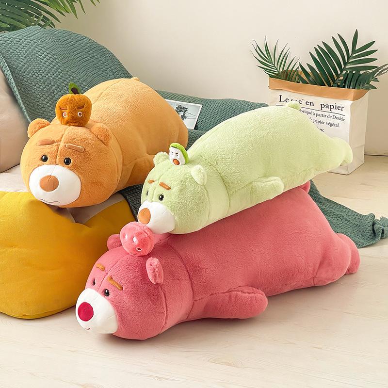 Desene Animate Fruct Urs Jucărie de Pluș Păpușă Drăguță Păpușă Pernă Decorativă Jucărie Păpușă Cadou Pentru Copii