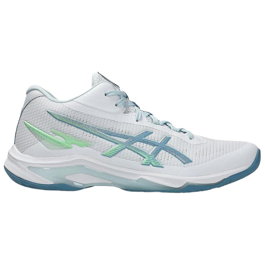 ASICS NETBURNER BALLISTIC FF MT 4 Breathable Support Volleyball Shoes Men's White Blue 1051A090-102