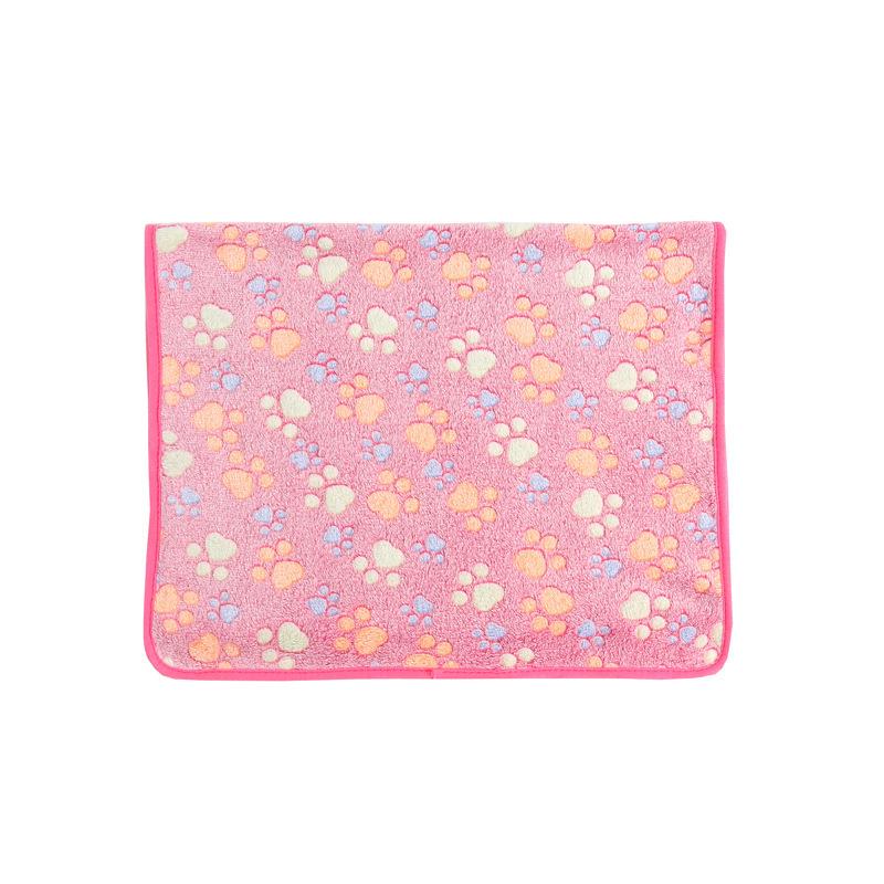Cross-Border Coral Fleece Pet Blanket: Cozy Air Conditioning Pad for Dogs and Cats, Ideal for Autumn and Winter.
