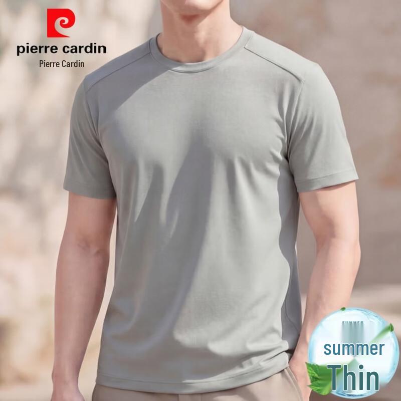 Pierre Cardin Men's Ice Silk Blend Short Sleeve T-shirt