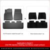 LUCKEASY For Tesla Model 3 Model Y TPE Waterproof Wear-resistant Foot Pad Car Modification Accessories Front And Rear Trunk Mat