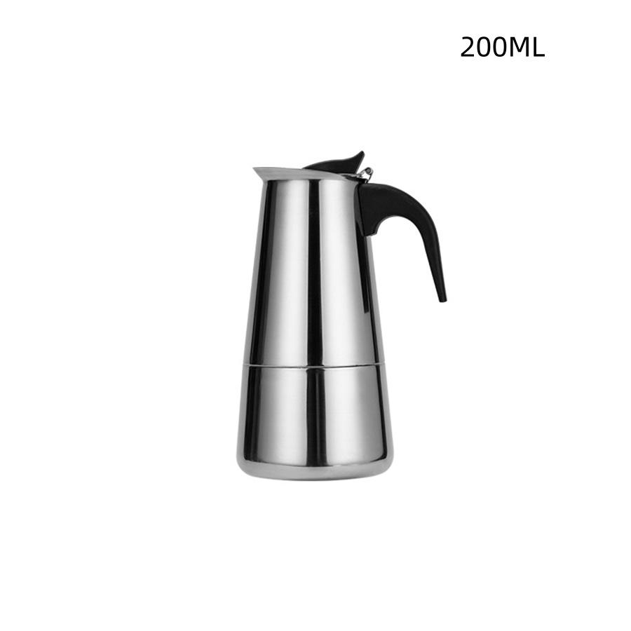 Moka Pot Stainless Steel Coffee Pot Mocha Espresso Latte Percolator Stove Coffee Maker Pot Percolator Drink Tool