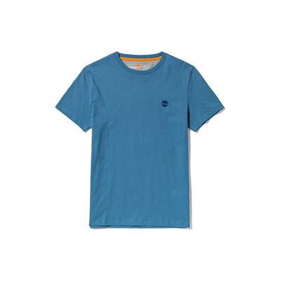 Casual Round Neck Embroidered Slim Fit Drop Shoulder T-Shirt Men T-Shirts A2EKJ-DJ5