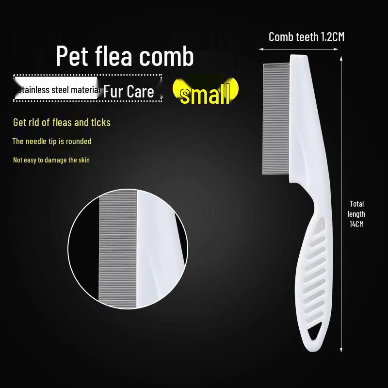 

Расческа для груминга питомцев для удаления шерсти и распутывания Round and Oval Comb