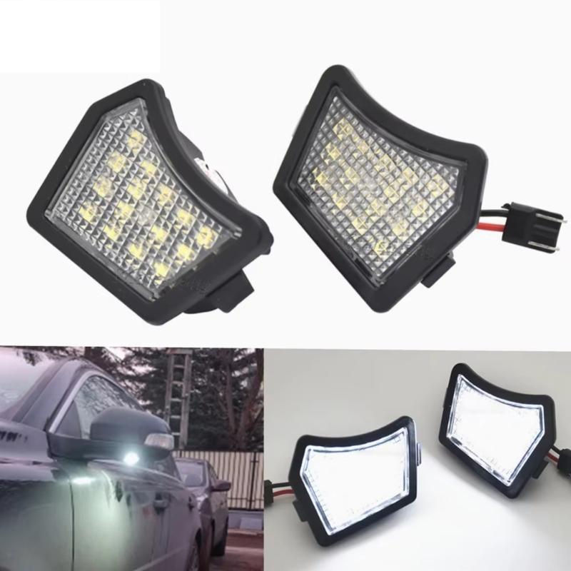Pair  Direct Replacement LED Puddle Lamps Weatherproof Construction LED Ground Lighting Kit for XC70 MK3 C70 MK2