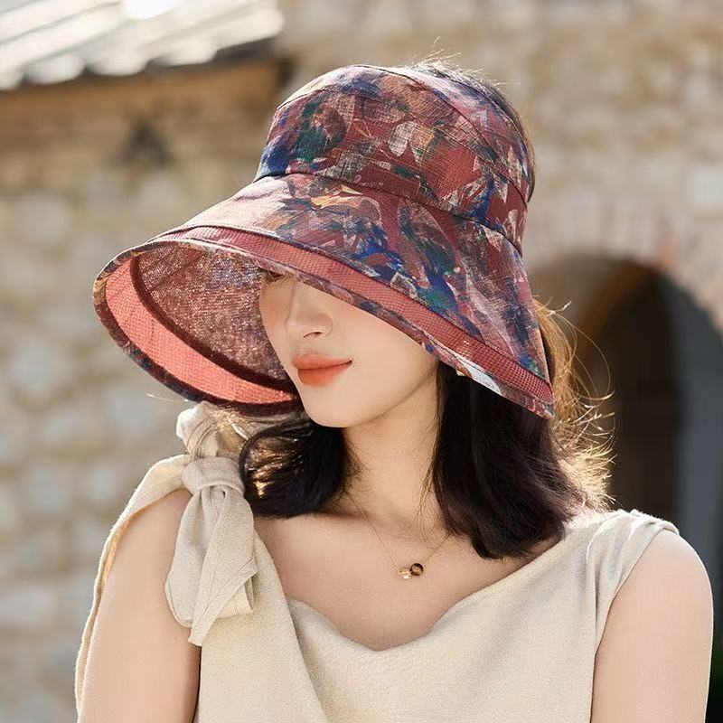 Sun Hat For Women With Upf Sun Protection And Wide Brim Breathable Polyester Outdoor Summer Hat