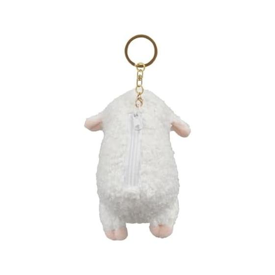 Yamani Tsumamikko Zipper Mascot Sheep Approx. H12.5 X W7 X D5.5cm 11636