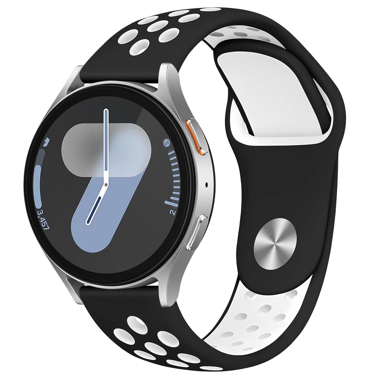 

22mm 20mm Silicone Strap for Samsung Galaxy Watch 7 6 5 4 40/44mm 6Classic 43/47mm Bracelet for Huawei Watch 3 4Pro GT3/2e Band 20mm