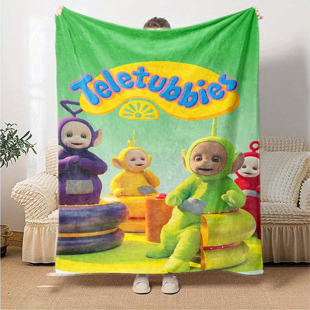 Teletubbies Hug Cozy Blanket Comfortable Ure Suitable Picnics All-Season Use Versatile Accessory Birthday Christmas Gift Blanket Y6