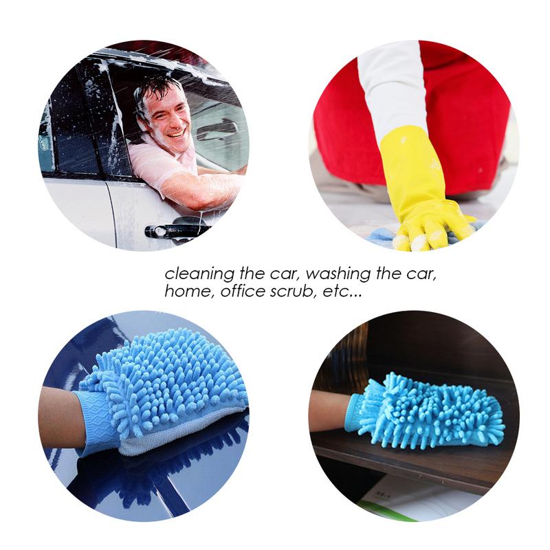 Autowaschwerkzeug Reinigungstuch Langlebiges Autoreinigungszubehör Korallenvlies Autowaschhandschuhe