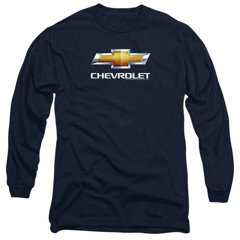 Chevrolet Men's Stacked Logo Long-Sleeved T-Shirt