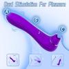 2 In 1 Clitoral Stimulator G-spot Vibrator, 10 Powerful Licking and Vibration Patterns, Couples Sex Toys Clitoral Female Vibrator, Adult Sex Toys