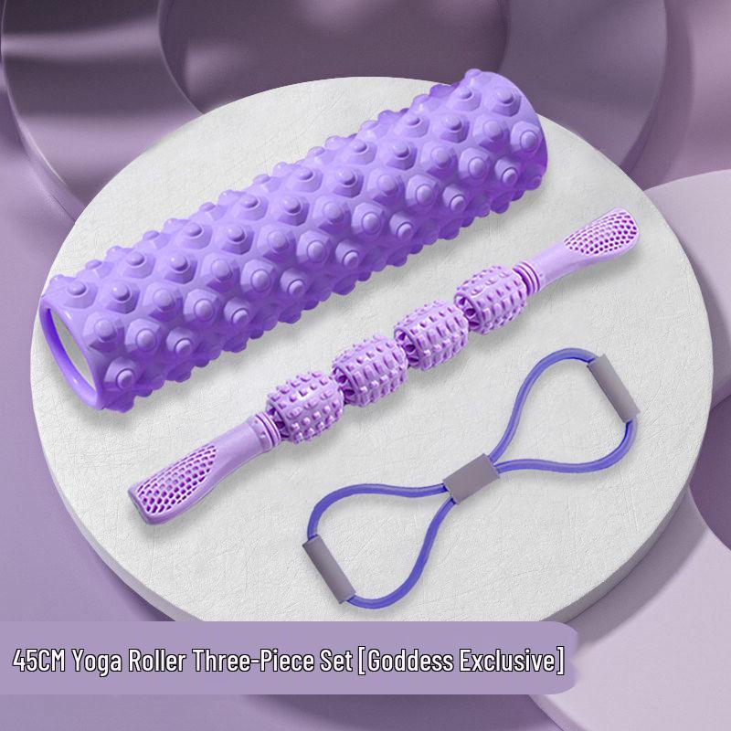 Yoga Foam Roller Muscle Relaxer Set: Slimming Tool for Calves & Fitness Massage