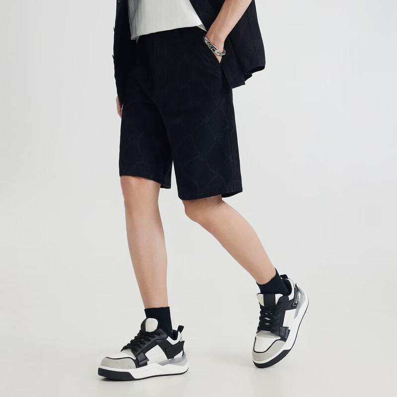 

Мужские джинсовые шорты прямого кроя с монограммой Cabbeen 3XL /190/36