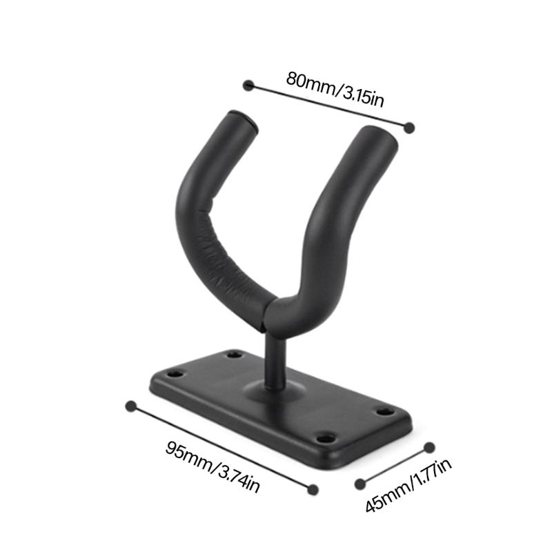 Guitar Wall Mount Hanger Acoustic Electric Basses Guitar Wall Hook Hanger for Neat Storage in Music Classrooms