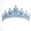Bridal Headwear Green-Colour Women's Fashion Party Crown Girl Performance Tiaras