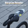Bicycle Saddle Fender Waterproof Lightweight Universal MTB Mountain Road Bike Seat Cushion Mount Mud Splash Guard Mudflap Bike Accessories
