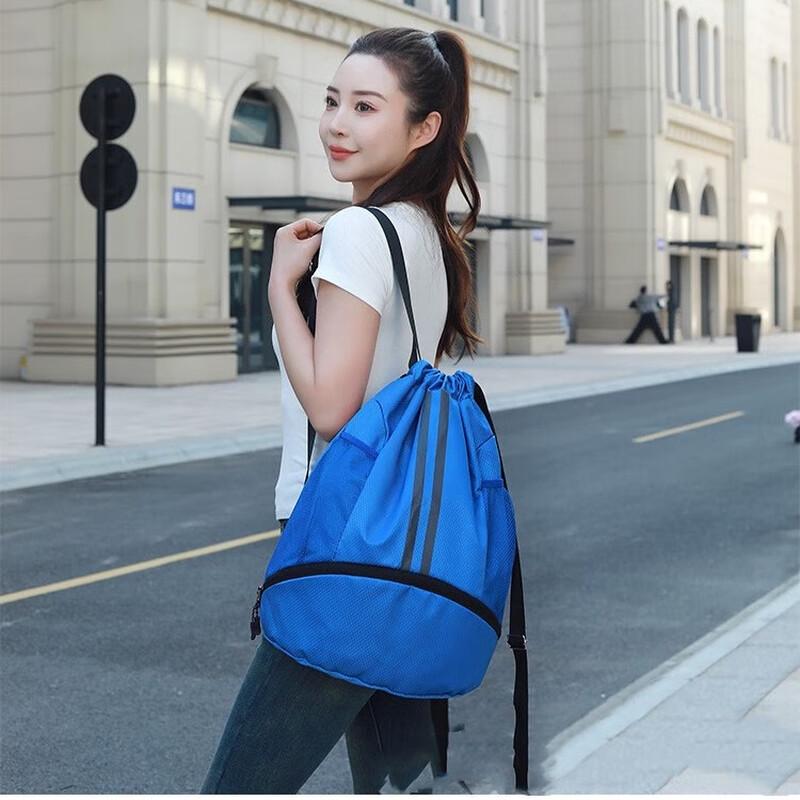 Dry/Wet Separation Sports Drawstring Backpack