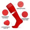 1 Pair Adults Kids Sports Soccer Socks Men Boy Knee High Breathable Towel Bottom Football Training Long Stocking Hockey Sock