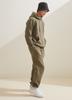 MITTA Heavy Terry Logo Jogger Training Pants - Khaki