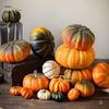 Pumpkin Ornament: Artificial Harvest Decor for Home, Farmhouse, and Supermarket