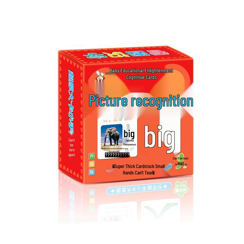 Double-Sided Rabbit Animal Cards: Toddler Cognitive & Literacy Educational Toys