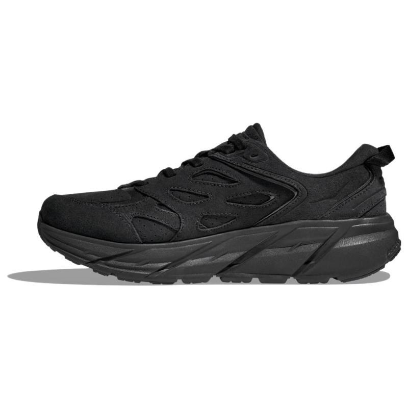 

HOKA ONE ONE Clifton L Suede Black All Gender Sneakers 1122571-BBLC 40.5 чорний