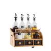 Qianxing Ceramic & Glass Kitchen Condiment Set